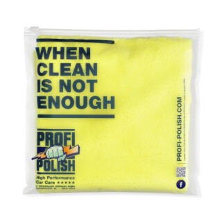 ProfiPolish Poliertuch Allround SOFT 2 Seiten gelb 40 cm x 40 cm 350 g/m&sup2; 1 St&uuml;ck