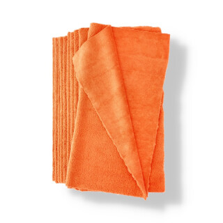 ProfiPolish Poliertuch Allround SOFT 2 Seiten orange 40 cm x 40 cm 350 g/m² 10 Stück