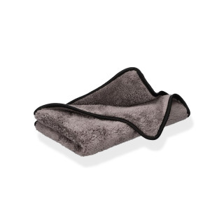 ProfiPolish polishing-towel  Korea Super Plush Charcoal / Satinedge black 58cm x 38 cm 550 gsm