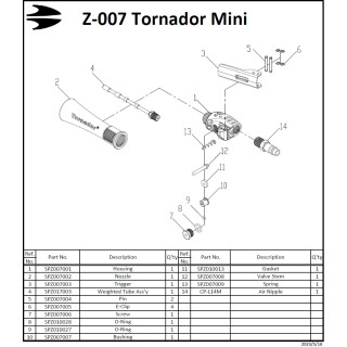 Black Week Special - Tornador Mini Reinigungspistole Z-007